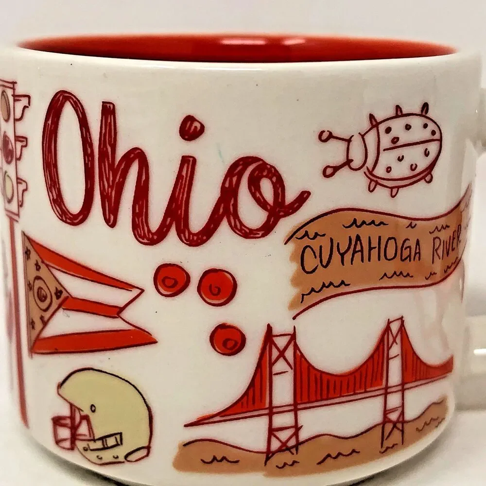 Starbucks OHIO Been There Series Mini Mug Ornament 2023 2 Fl Oz Collectible